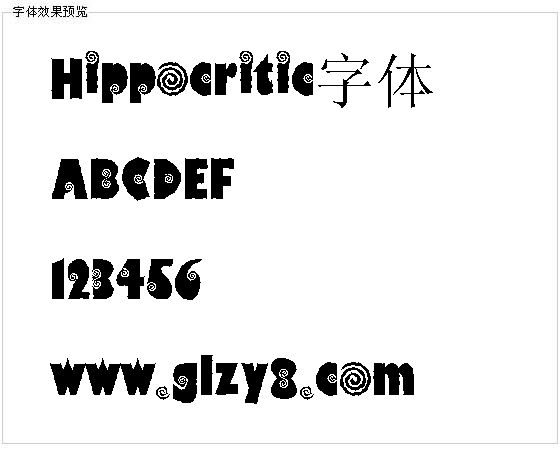 Hippocritic字体