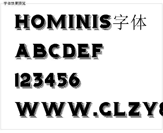 Hominis字体