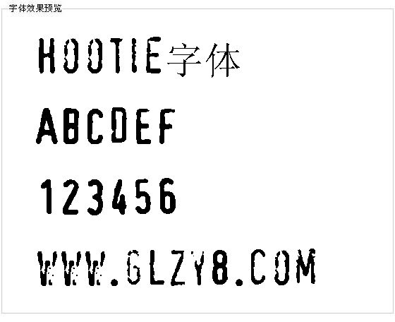 Hootie字体