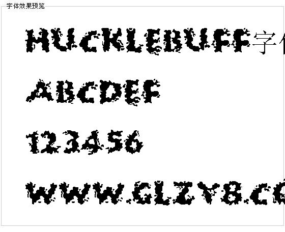 HuckleBuff字体