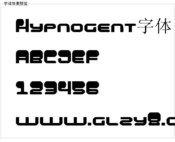 Hypnogent字体