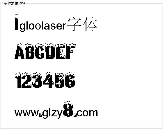 Igloolaser字体