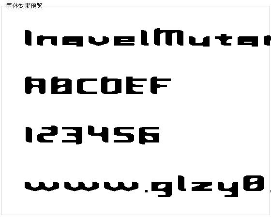 InavelMutant字体