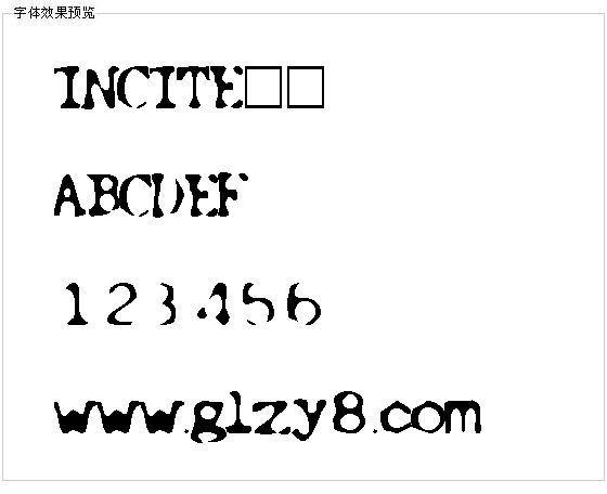 INCITE字体