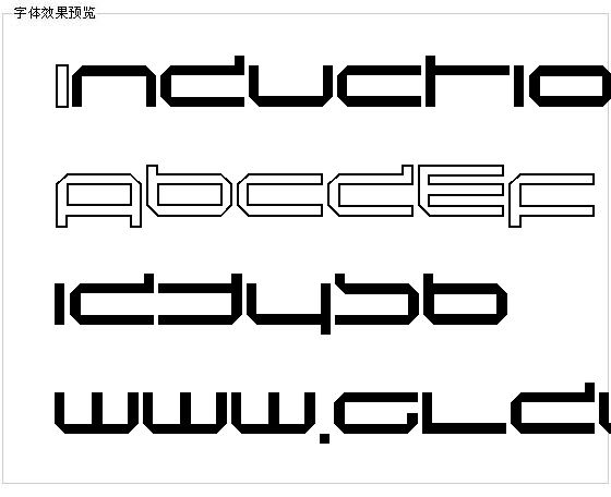 Induction字体