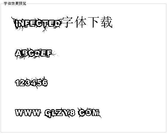 INFECTED字体下载