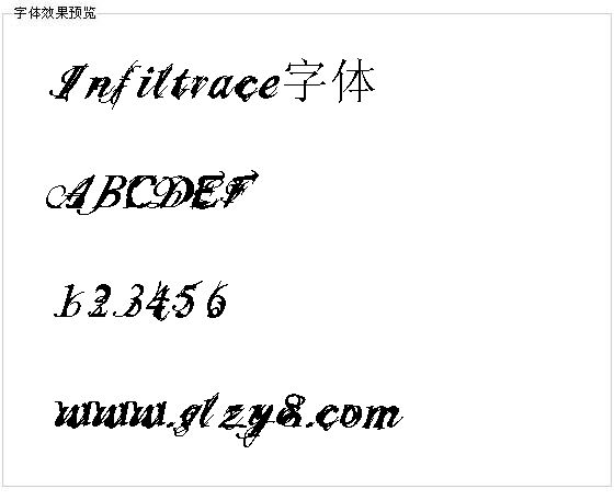 Infiltrace字体