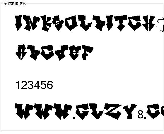 Inksolbitch字体