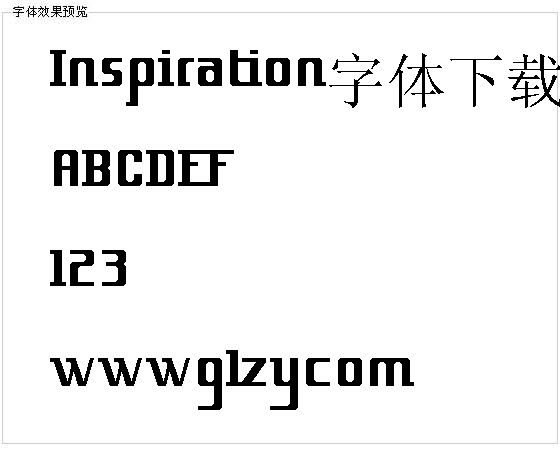 Inspiration字体下载