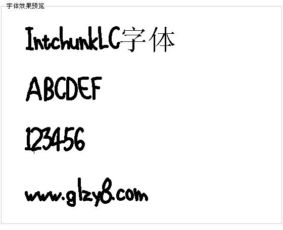 IntchunkLC字体