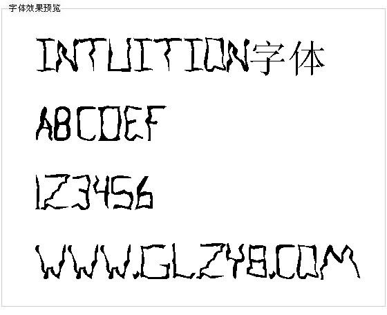 Intuition字体