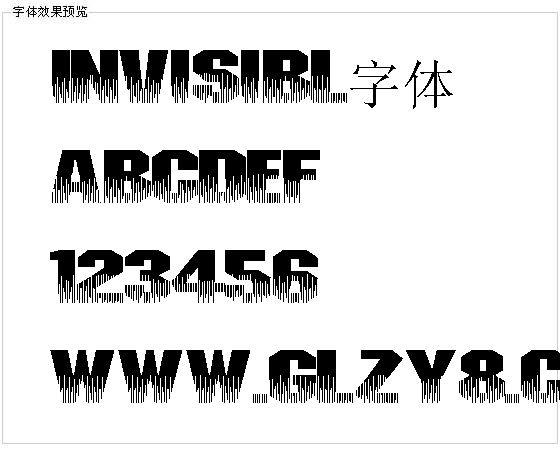 Invisibl字体