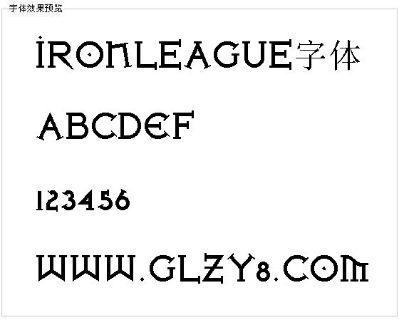 Ironleague字体