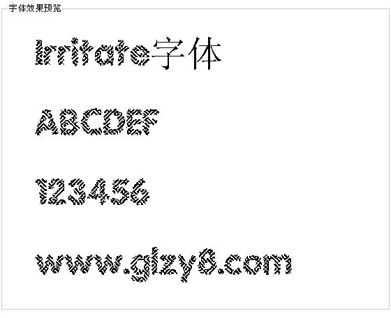 Irritate字体