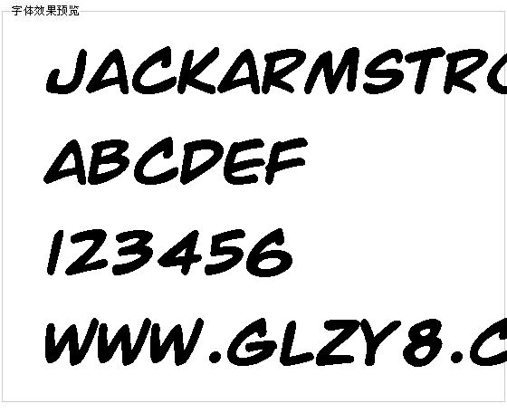 JackArmstrong字体下载