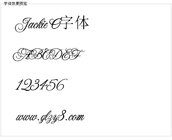 Jackie O字体