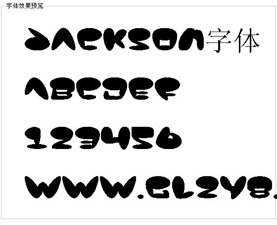 Jackson字体