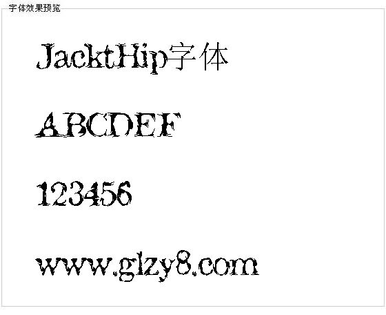 JacktHip字体