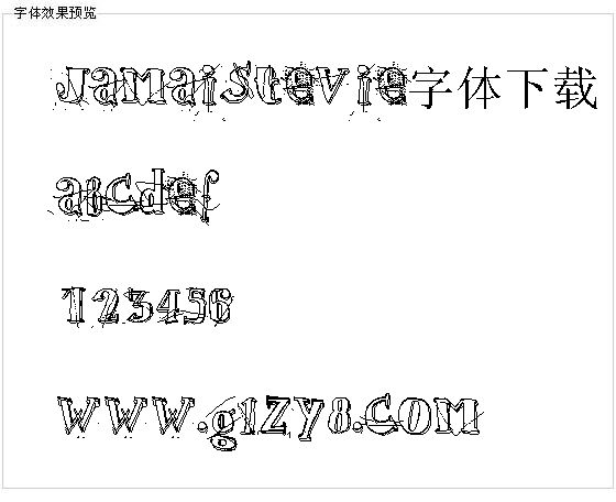 jamaistevie字体下载