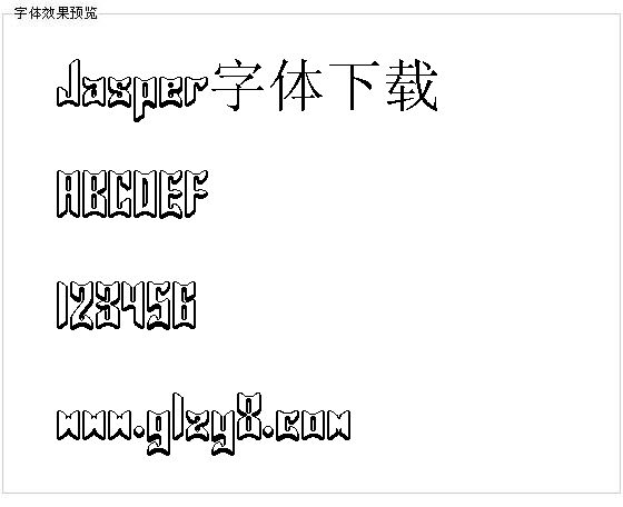 Jasper字体下载