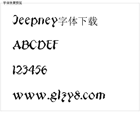 Jeepney字体下载