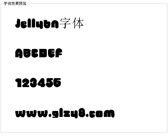 Jellybn字体