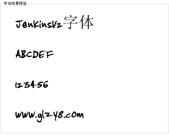 JenkinsV2字体