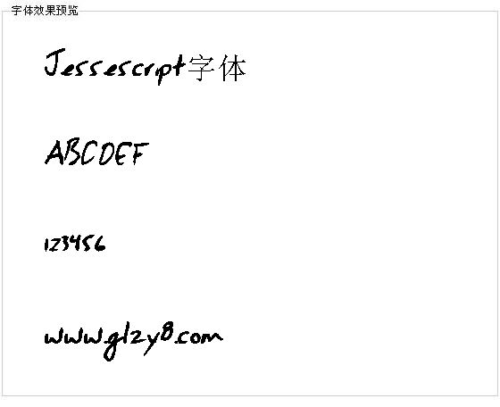 Jessescript字体