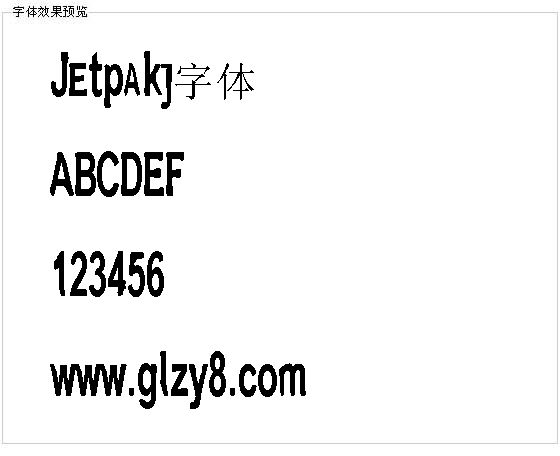 Jetpakj字体