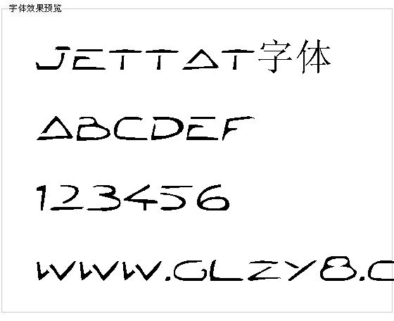 Jettat字体