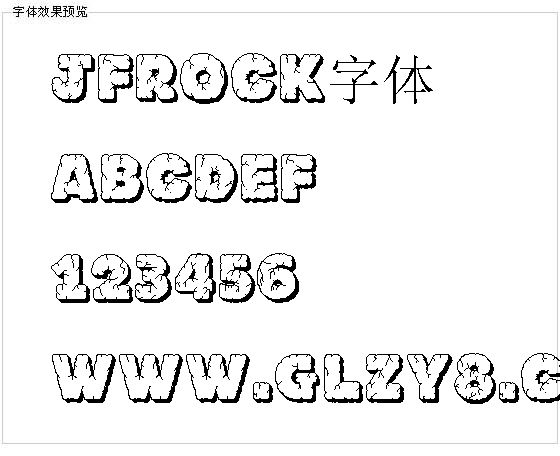 Jfrock字体