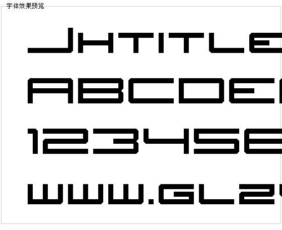 Jhtitles字体