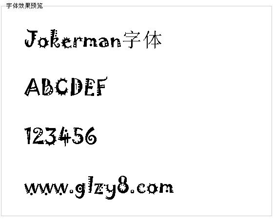 Jokerman字体