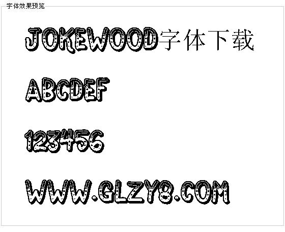 Jokewood字体下载