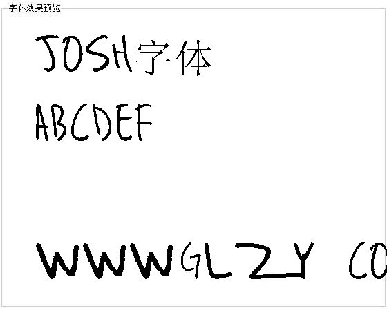 Josh字体