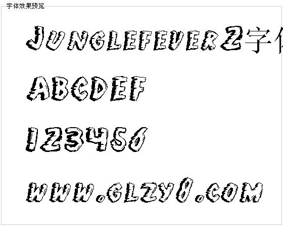 Junglefever2字体