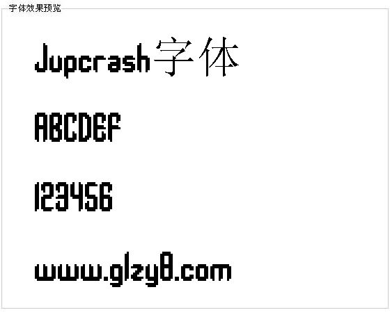 Jupcrash字体