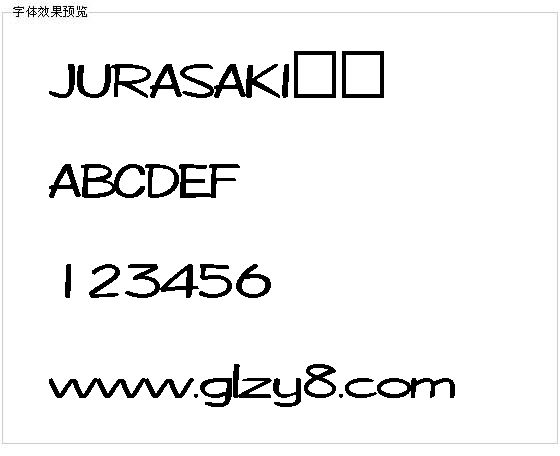 JURASAKI字体