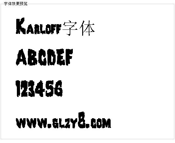 Karloff字体