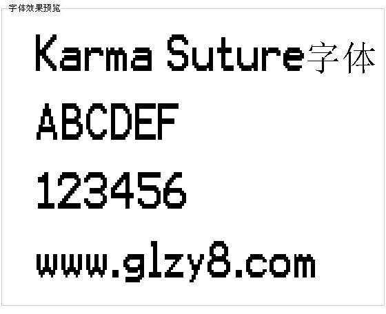 Karma Suture字体