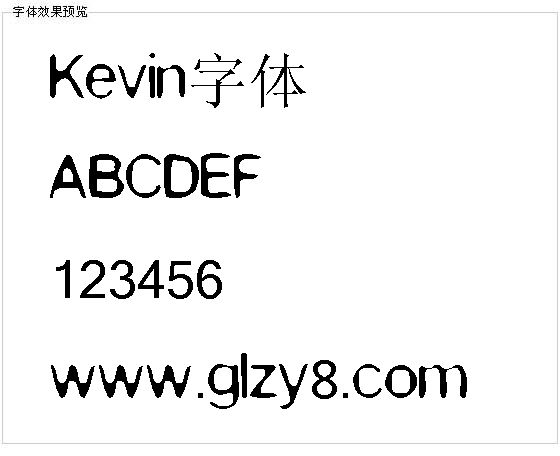 Kevin字体