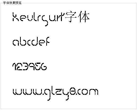 Kevlrsuit字体