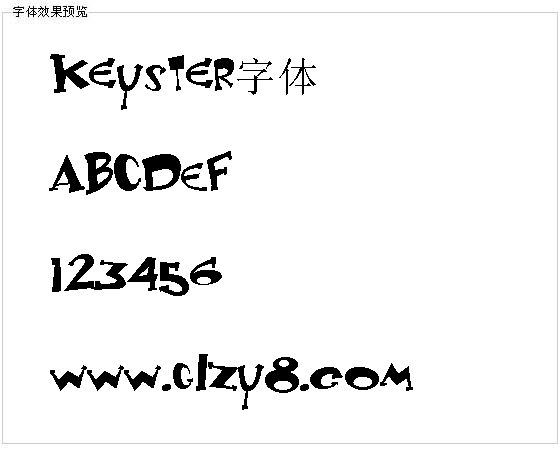 Keyster字体