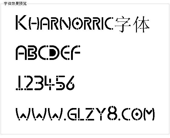 Kharnorric字体