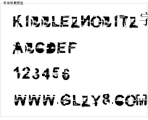 Kibbleznobitz字体