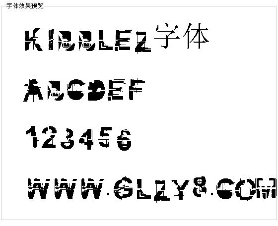 kibblez字体