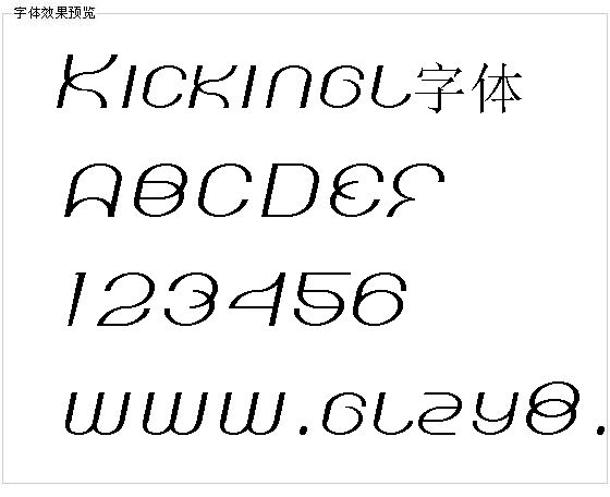 Kickingl字体