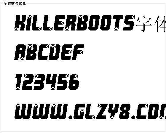 Killerboots字体