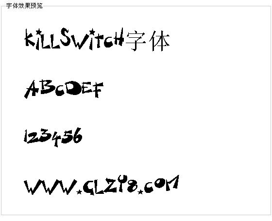 Killswitch字体