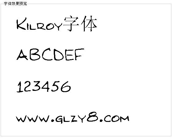 Kilroy字体